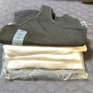 Old navy ribbed plus tank tops lot 3x